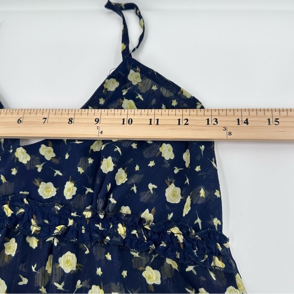 Zeta Moda Slip Dress Women Small Blue Sheer Whimsy Fairy Cottage Coquette Y2K 90 - Picture 7 of 9